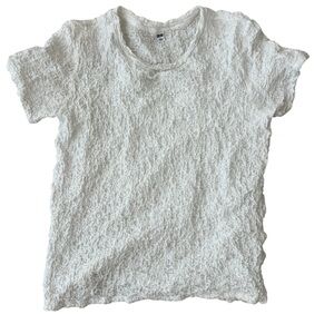 Uniqlo Women’s Crinkled T-Shirt – Size L